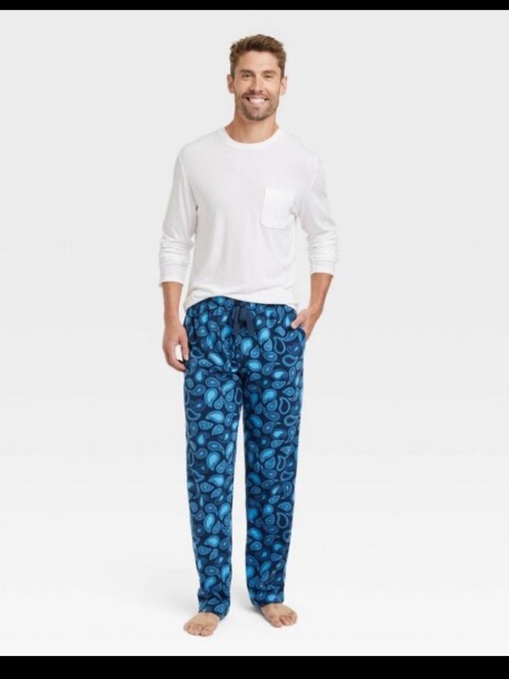 GOODFELLOW & CO size 3XL Long Sleeve Crewneck & Fleece Pajama Pant Set